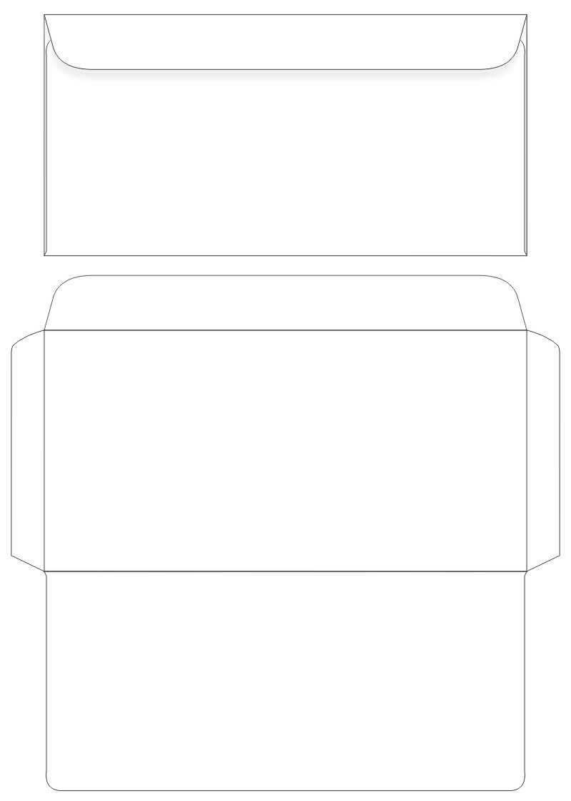 12 Envelope Design Template Images – Free Template Envelope In Business Envelope Template Illustrator