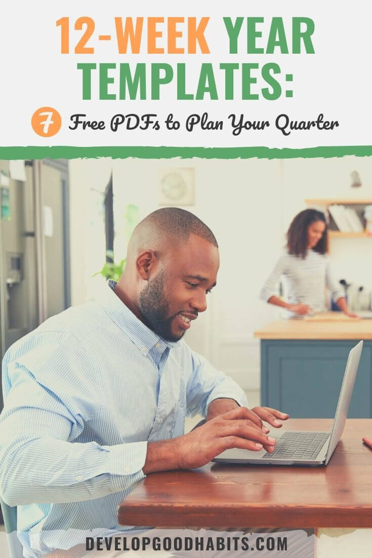 12 Week Year Templates: 7 Free Pdfs To Plan Your Quarter In 12 Week Year Templates
