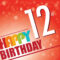 12Th Birthday Party Invite,template Design In Bright And Regarding 12 Birthday Invitation Templates