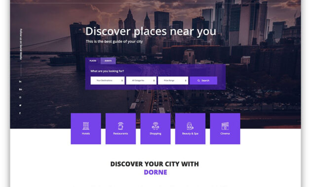 14 Best Free Directory Website Templates 2019 - Colorlib with regard to Business Directory Template Free