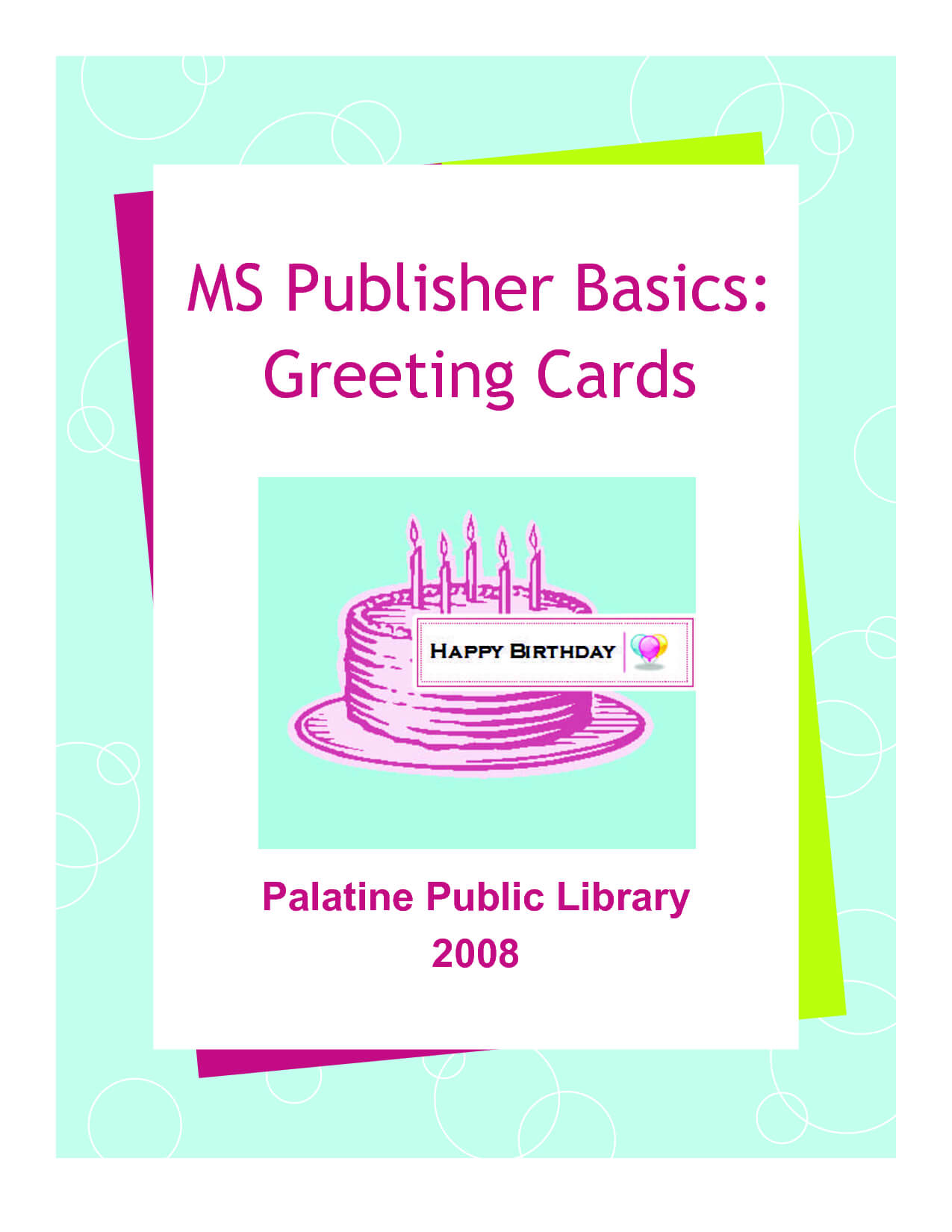 14 Happy Birthday Card Template Publisher Images – Happy Regarding Birthday Card Publisher Template