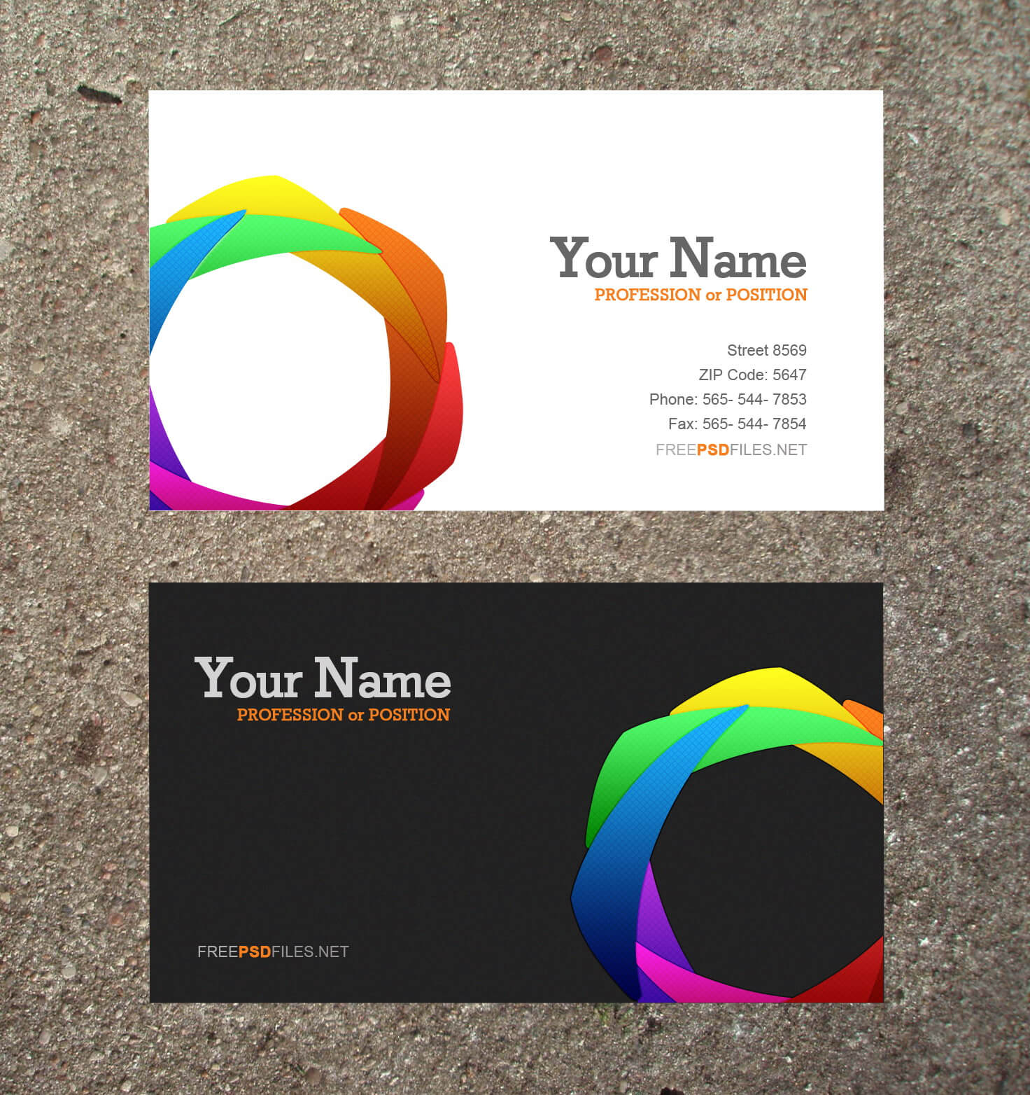 16 Business Card Templates Images – Free Business Card Regarding Business Card Template Word 2010