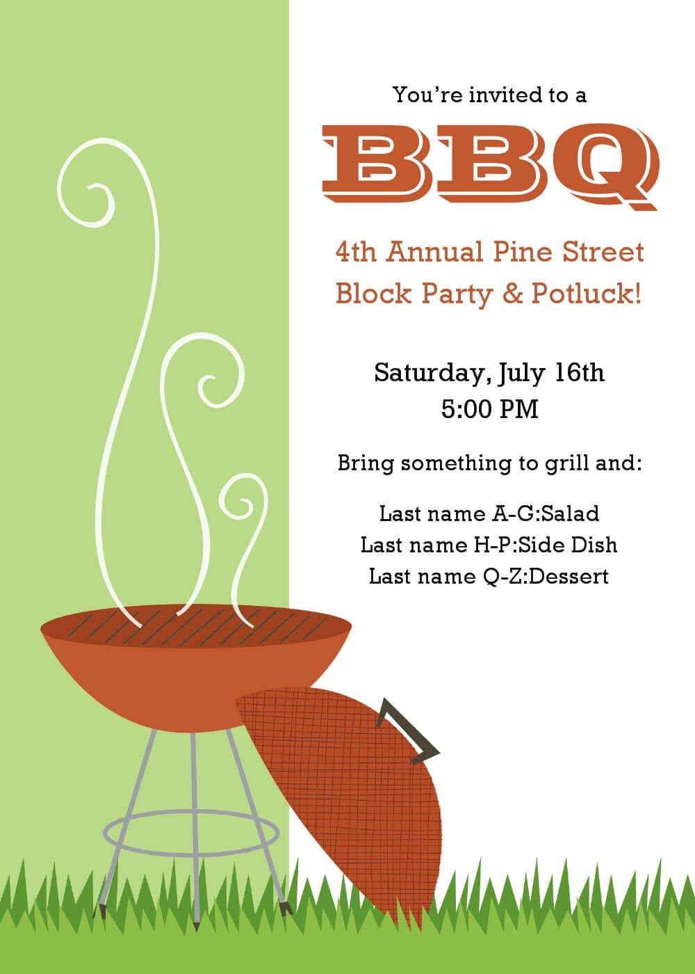 20 Free Barbeque Flyer Templates – Demplates Pertaining To Block Party Flyer Template Free