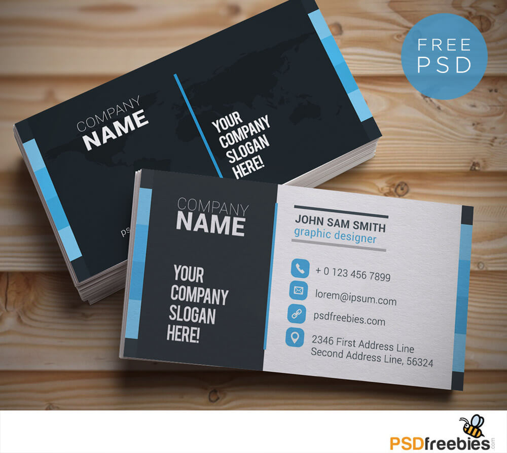 20+ Free Business Card Templates Psd – Download Psd With Regard To Calling Card Template Psd