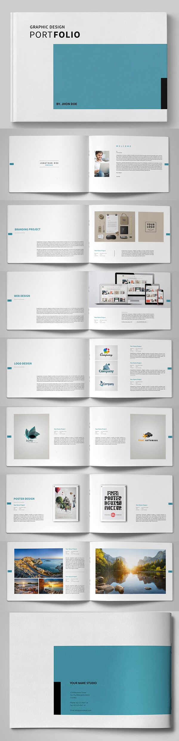 20 New Professional Catalog Brochure Templates | Design Throughout Business Process Catalogue Template