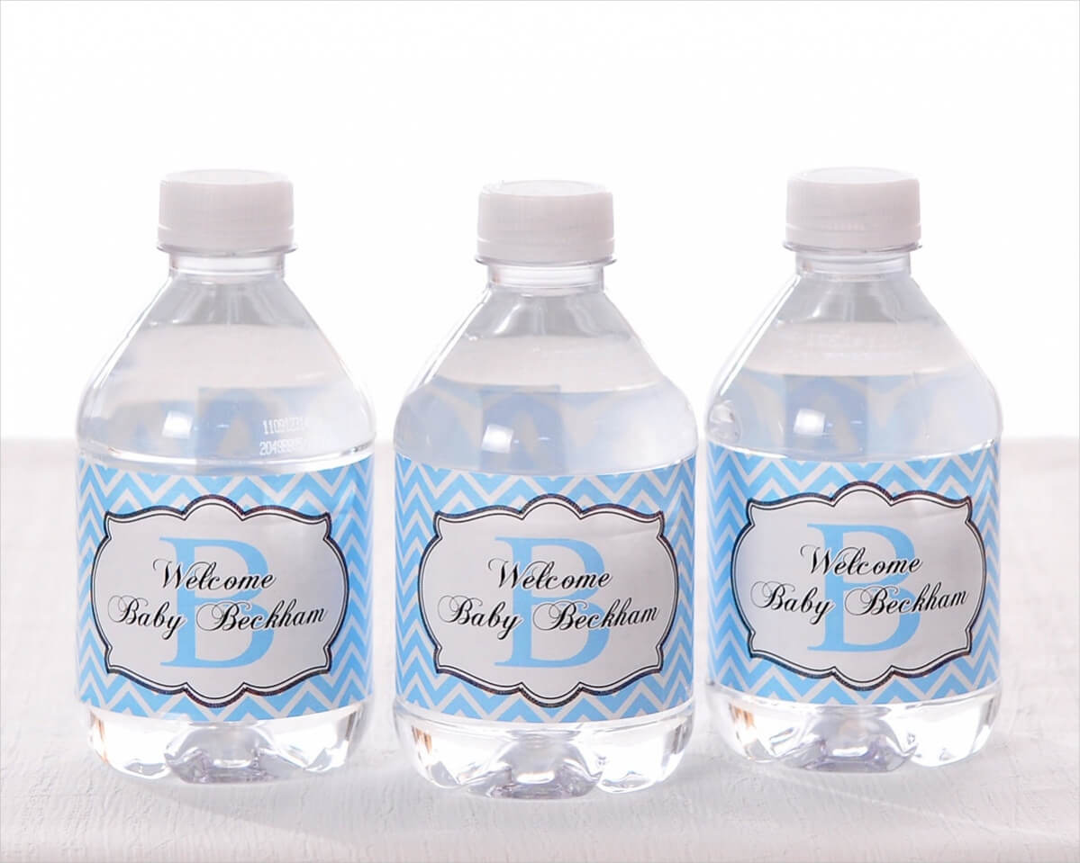 20+ Water Bottle Labels – Psd, Vector Eps Download Throughout Baby Shower Bottle Labels Template
