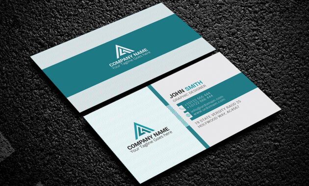 200 Free Business Cards Psd Templates - Creativetacos for Calling Card Template Psd