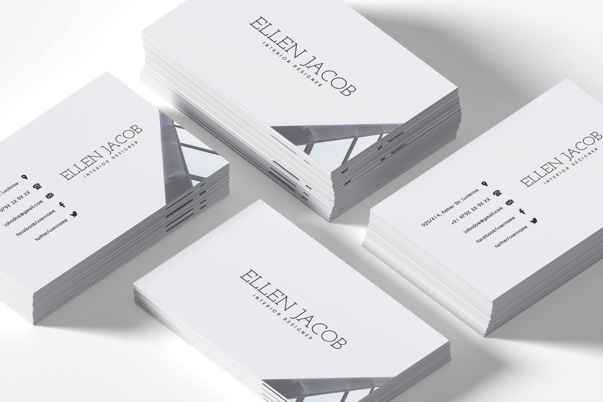 200 Free Business Cards Psd Templates – Creativetacos Regarding Blank Business Card Template Photoshop