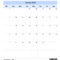 2019 Yearly Blank Calendar Yearly Blank Portrait Orientation Throughout Blank One Month Calendar Template