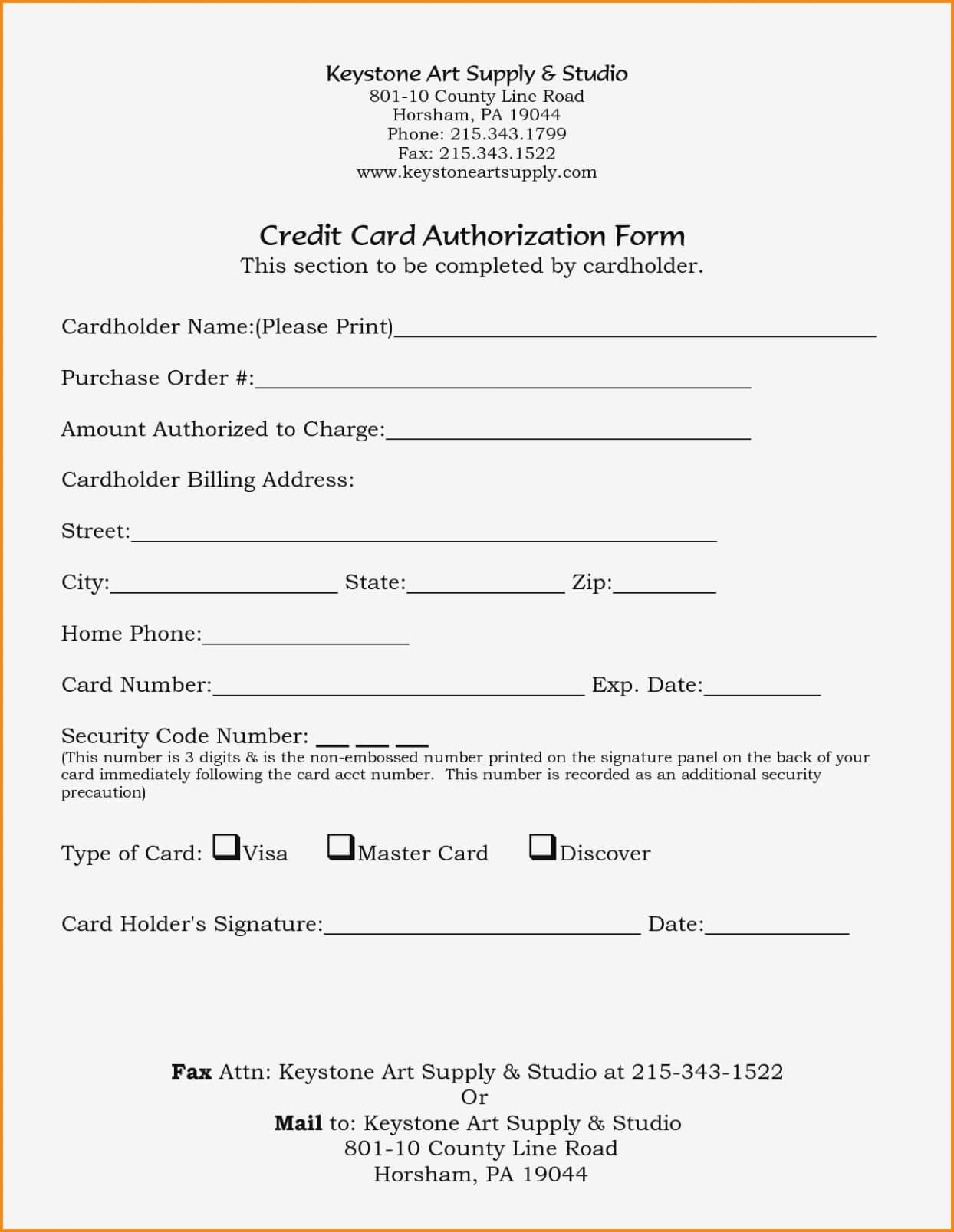 21+ Credit Card Authorization Form Template Pdf Fillable 2019!! Inside Authorization To Charge Credit Card Template
