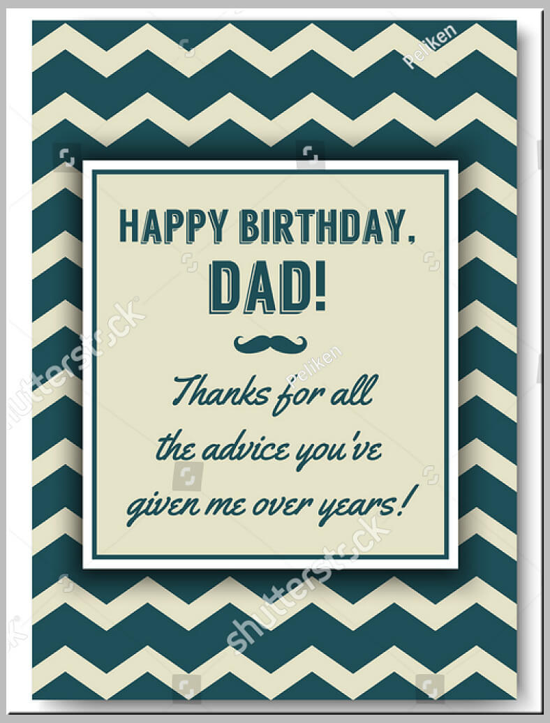 21+ Dad Birthday Card Templates & Designs – Psd, Ai | Free Regarding Birthday Card Template Indesign