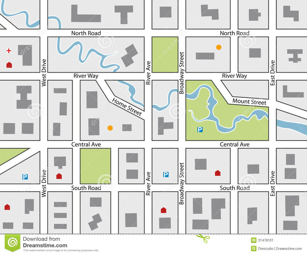 22 Images Of Game Town Map Template | Gieday Regarding Blank City Map Template