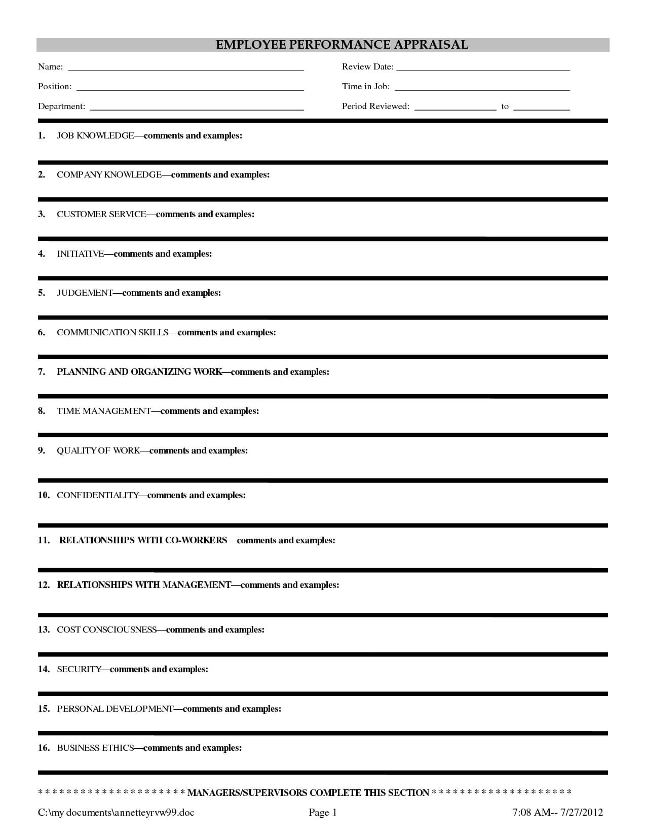 23 Images Of Evaluation Outline Template Blank | Masorler Intended For Blank Evaluation Form Template