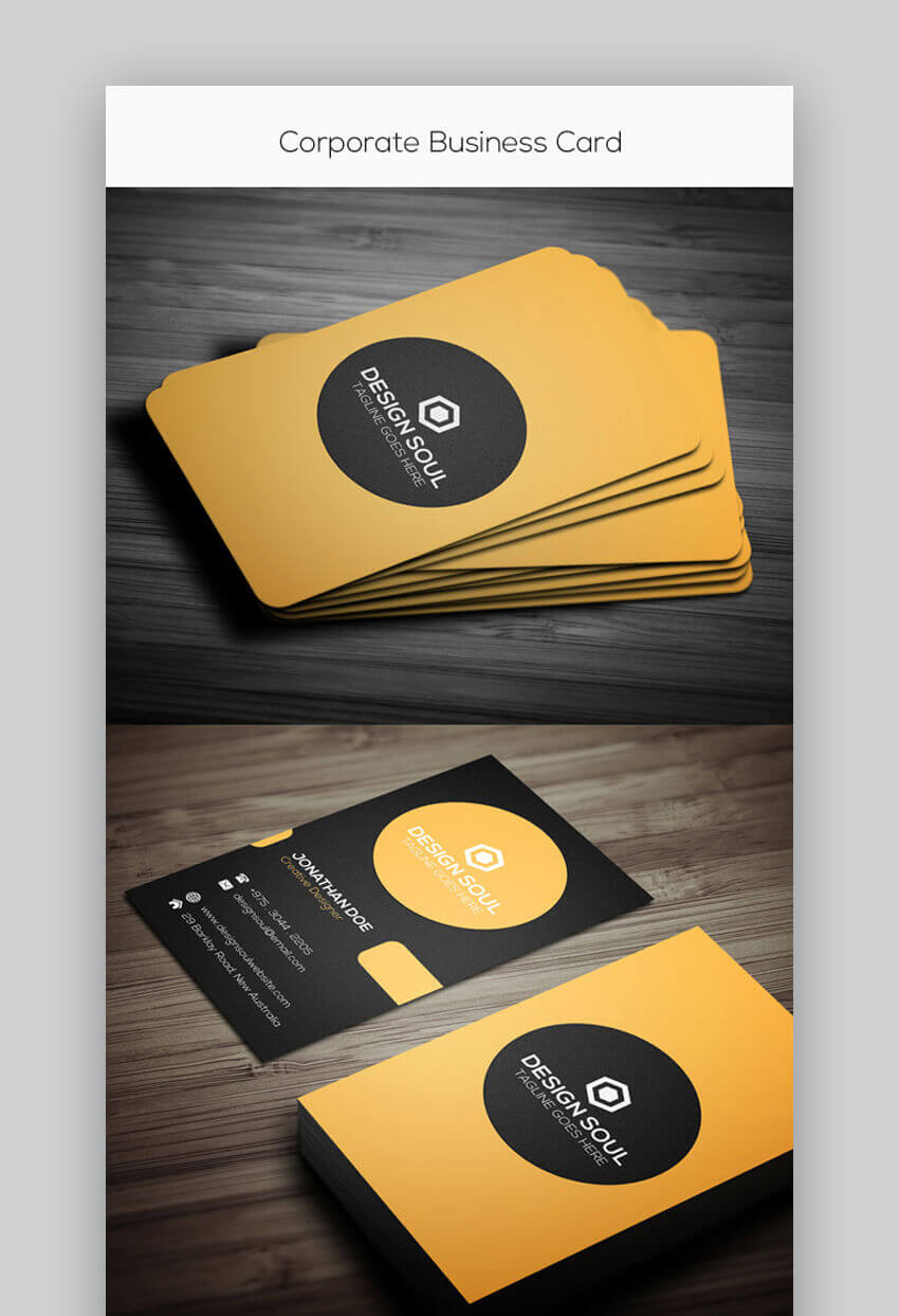 24 Premium Business Card Templates (In Photoshop With Regard To Business Card Maker Template