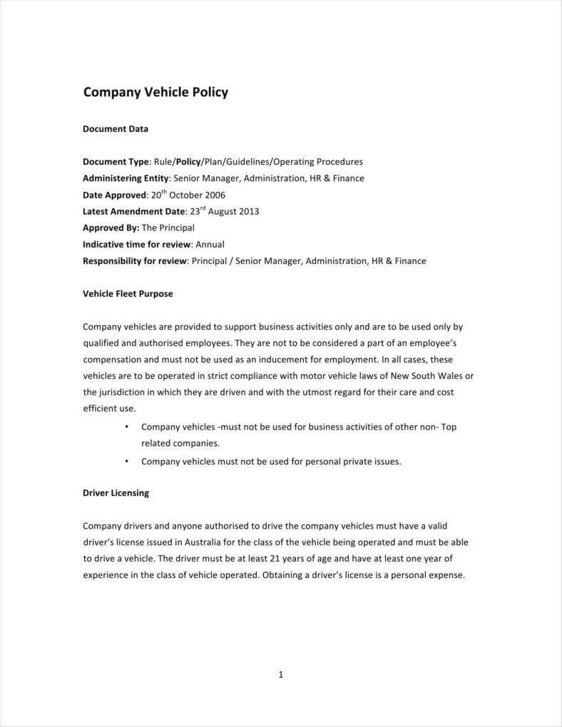 26+ Policy Template Samples – Free Pdf, Word Format Download For Business Rules Template Word
