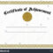 26 Printable Gold Foil Seal Certificate Templates For Choir Certificate Template