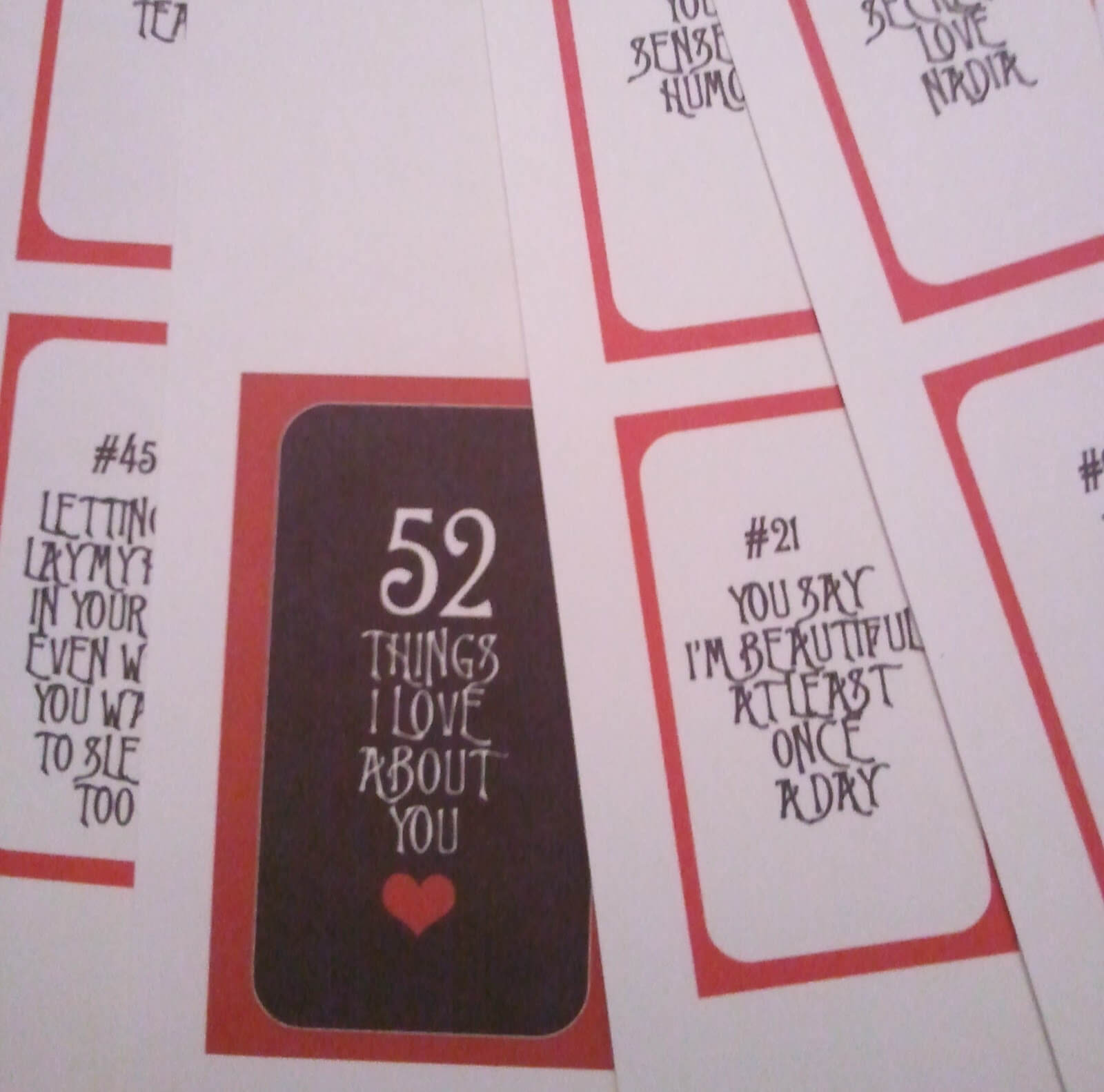 28 Images Of 52 Things Template | Vanscapital Intended For 52 Things I Love About You Cards Template