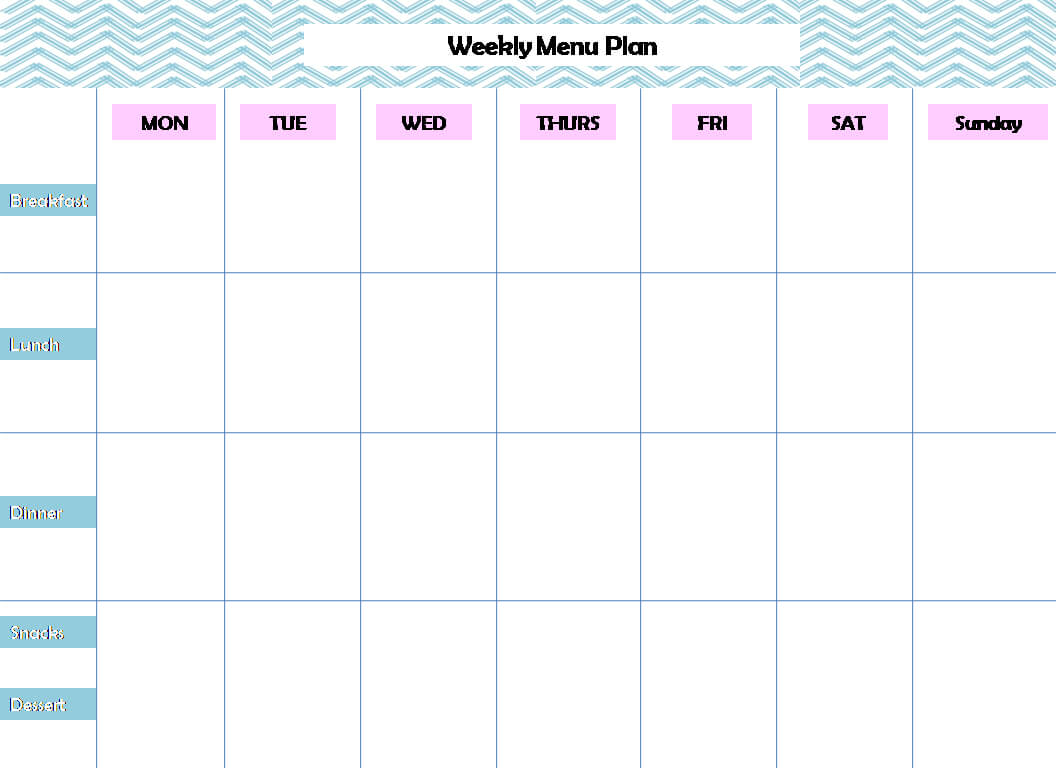 28 Images Of Template For Tracking Monthly Daycare Meal inside 7 Day Menu Planner Template 28 Images Of Template For Tracking Monthly Daycare Meal Inside 7 Day Menu Planner Template