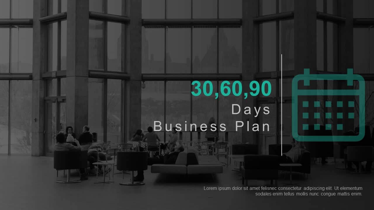 30 60 90 Day Business Plan Template For Powerpoint & Keynote With Regard To 90 Day Business Plan Template