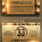 30 Anniversary – Free Flyer Psd Template Within Anniversary Flyer Template Free
