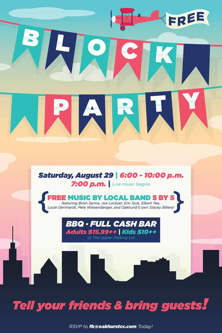 30 Images Of Epic Block Party Flyer Template Word Pertaining To Block Party Template Flyers Free