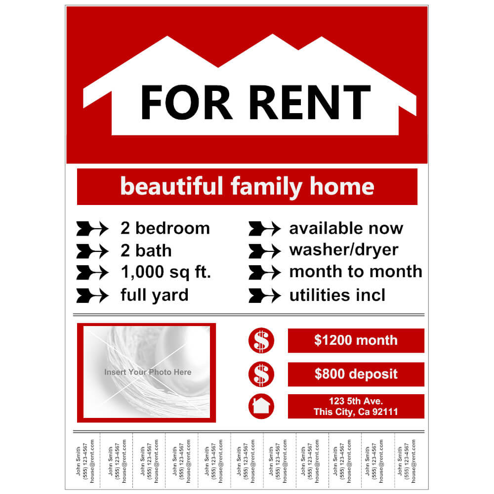30 Room For Rent Flyer | Andaluzseattle Template Example In Apartment For Rent Flyer Template Free