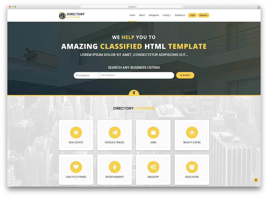 32 Top Responsive Directory Website Templates 2019 – Colorlib Within Business Listing Website Template