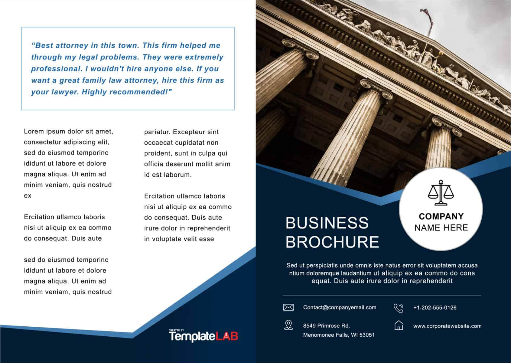 33 Free Brochure Templates (Word + Pdf) ᐅ Template Lab Pertaining To Architecture Brochure Templates Free Download