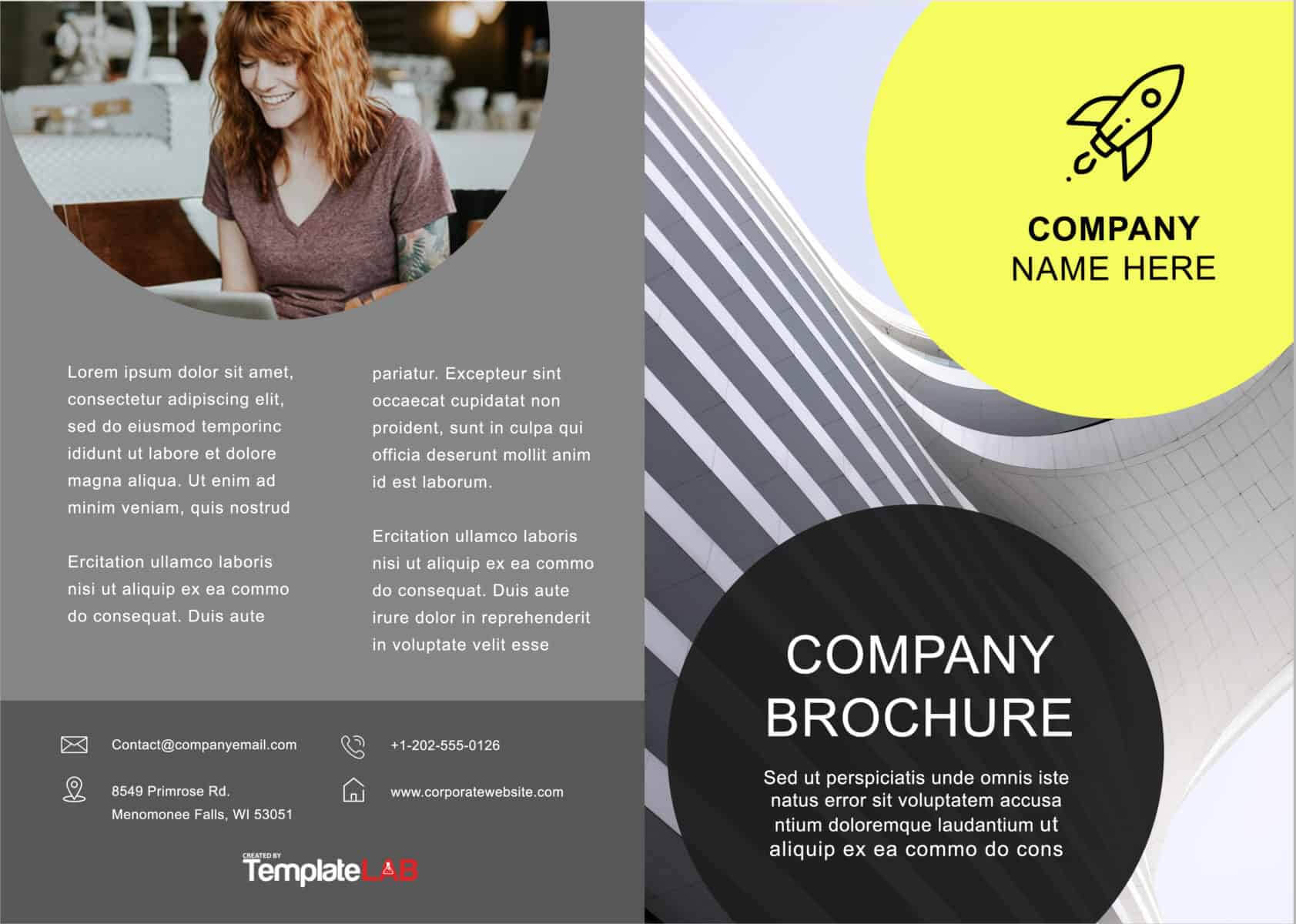33 Free Brochure Templates (Word + Pdf) ᐅ Template Lab Regarding 4 Fold Brochure Template Word
