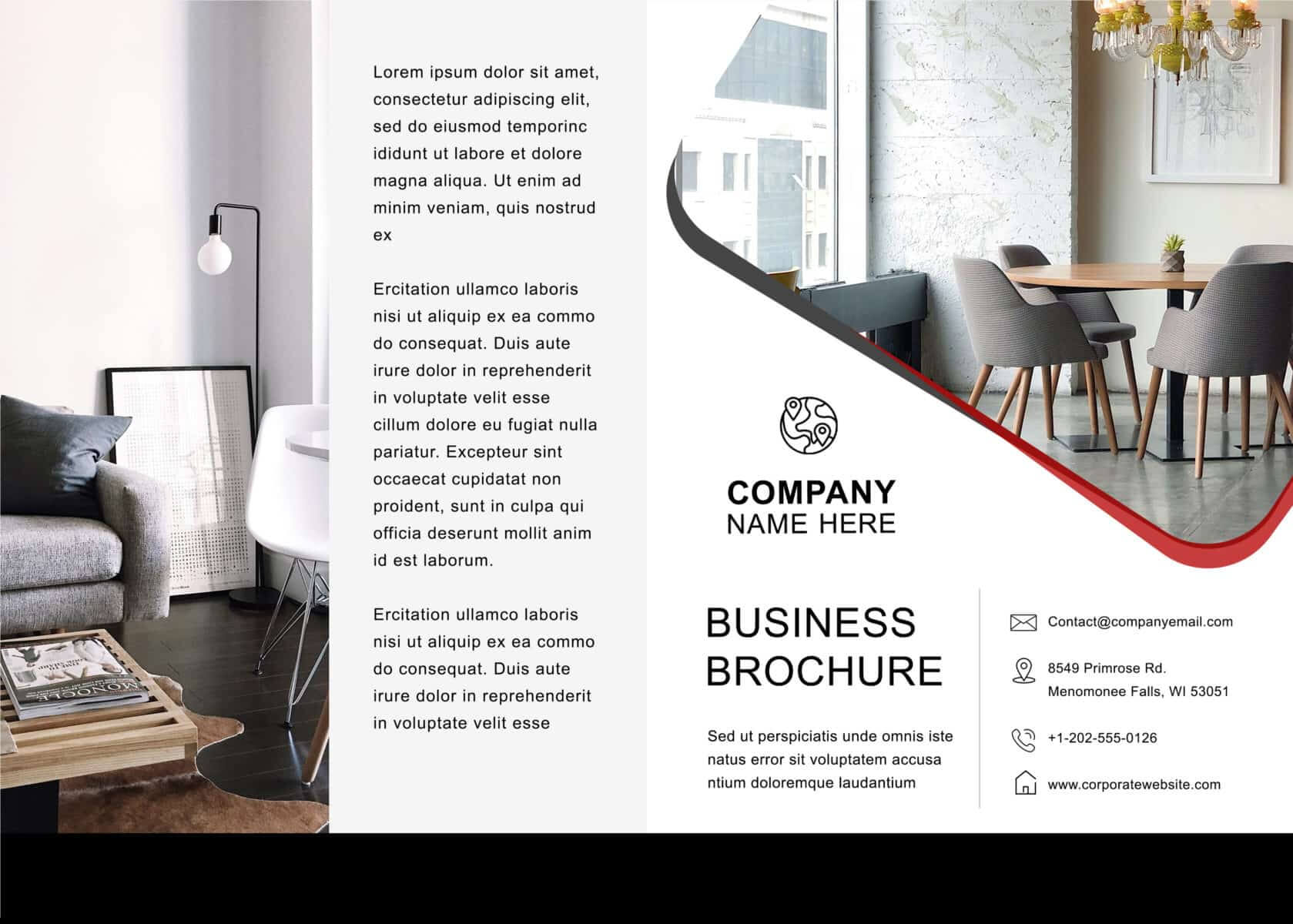 33 Free Brochure Templates (Word + Pdf) ᐅ Template Lab Within 4 Fold Brochure Template Word