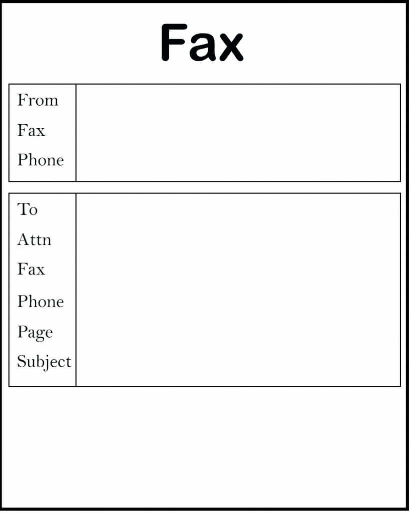 33+ Free Fax Cover Sheet Template Pdf Download [2020] Pertaining To 33 Up Label Template Word