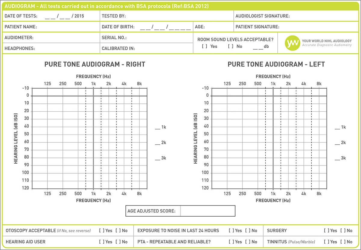 389C9 Audiogram Template | Wiring Resources In Blank Audiogram Template Download