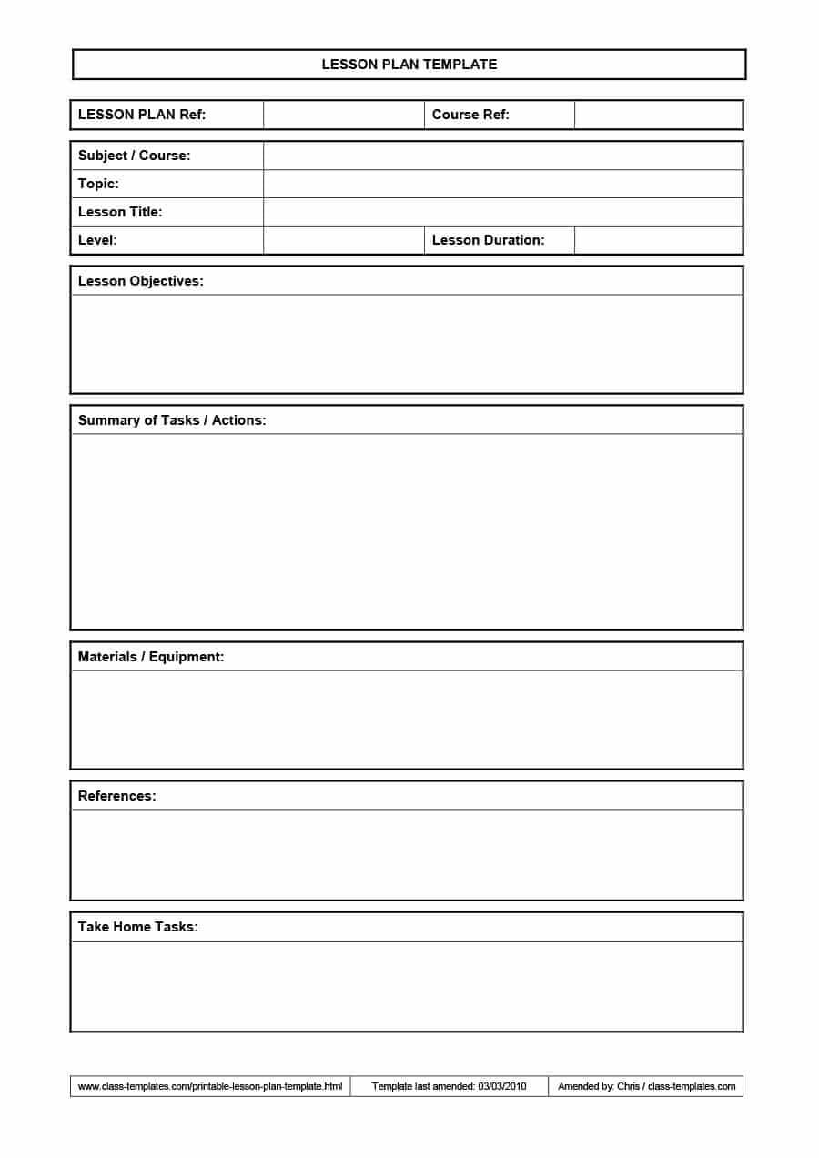 39 Best Unit Plan Templates [Word, Pdf] ᐅ Template Lab With Regard To Blank Unit Lesson Plan Template