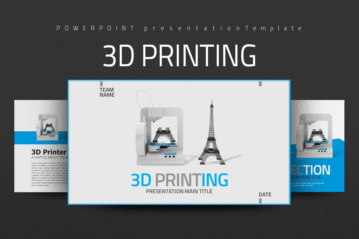 3D Printing Ppt With Regard To 3D Printing Templates