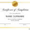 40 Fantastic Certificate Of Completion Templates [Word For 5Th Grade Graduation Certificate Template