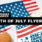 4Th Of July Flyer Templates: 20+ Best Psd & Vector Templates For 4Th Of July Menu Template