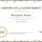 50 Free Creative Blank Certificate Templates In Psd With Regard To Certificate Template For Project Completion