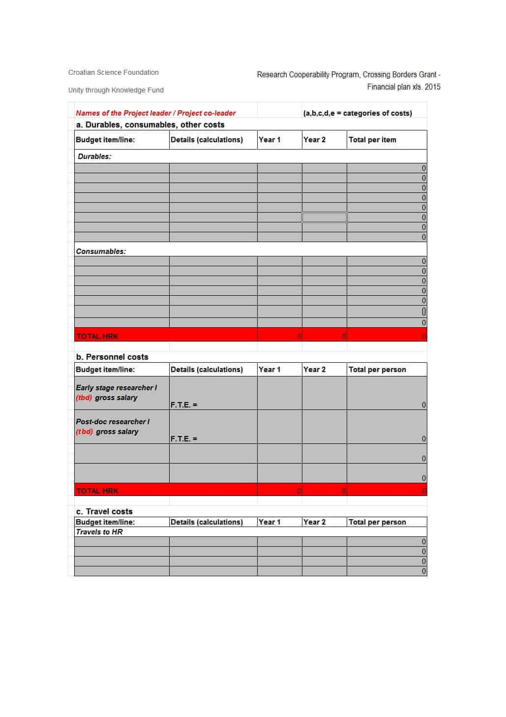 50 Professional Financial Plan Templates [Personal Within Business Case Calculation Template