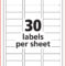5160 Label Template Word – Tunu.redmini.co In 3 Labels Per Sheet Template
