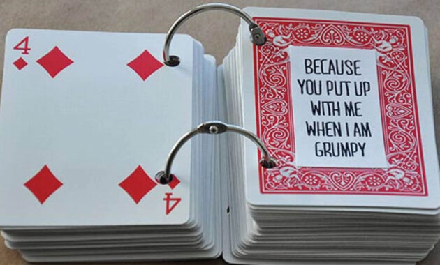 52 Things I Love About You Cards - Health Journal in 52 Things I Love About You Deck Of Cards Template