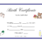 6+ Birth Certificate Templates – Bookletemplate In Birth Certificate Templates For Word
