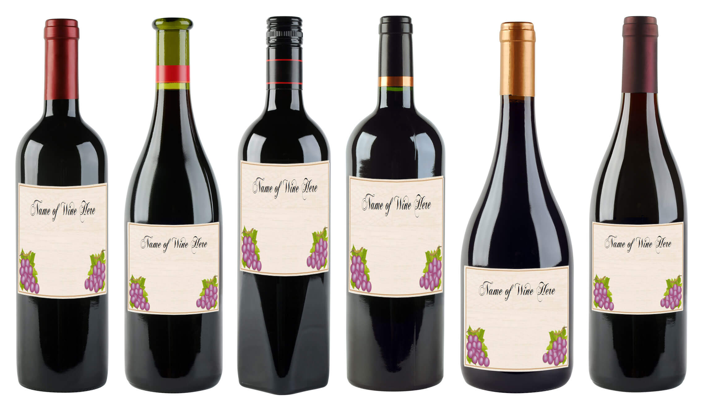 6 Free Printable Wine Labels You Can Customize | Lovetoknow Within Blank Wine Label Template