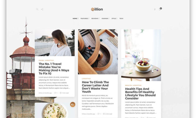 60+ Best Clean Wordpress Themes 2020 - Colorlib inside Blank Food Web Template