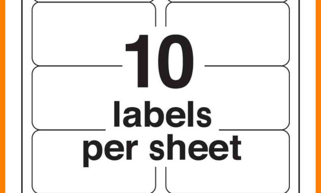 7+ Avery 2×4 Label Template | Time Table Chart pertaining to 2X4 Label Template
