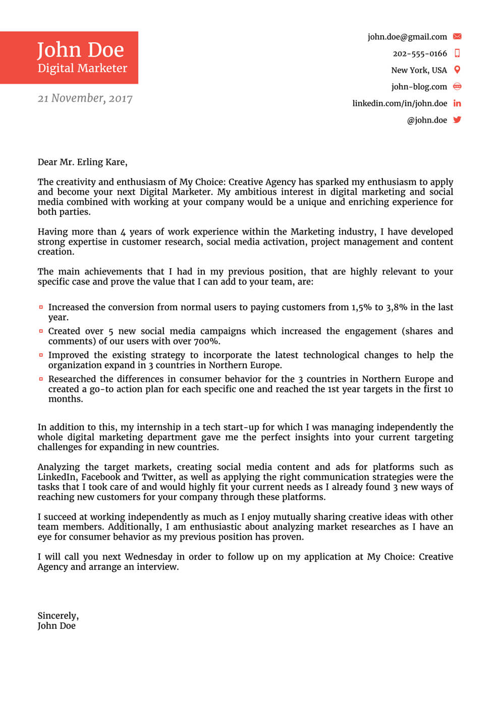 8+ Cover Letter Templates For 2020 [That Hr Will Love!] With Account Closure Letter Template