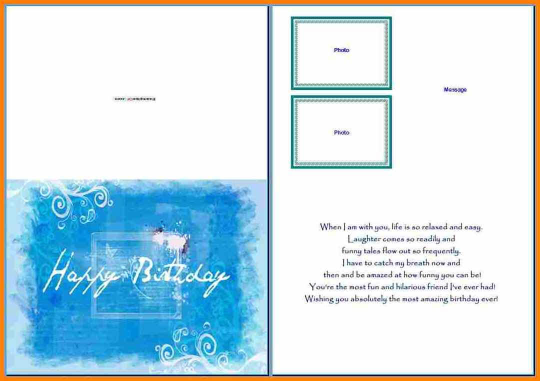 8+ Free Birthday Card Templates For Word | Psychic Belinda With Regard To Birthday Card Publisher Template