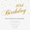 80Th Golden Flakes – Birthday Invitation Template (Free For 80Th Birthday Invitation Templates