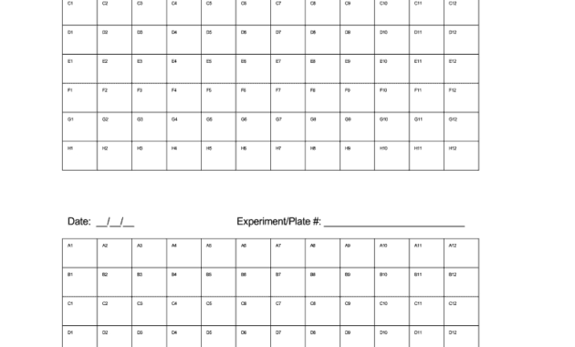96 Well Plate Template - Fill Online, Printable, Fillable with 384 Well Plate Template