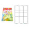 A4 Pre Cut Multi Matte White Paper Labels (3X8, 24 Labels Throughout 33 Labels Per Sheet Template