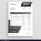Abstract Black Invoice Template Design intended for Black Invoice Template
